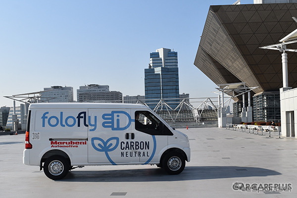 フォロフライ社製商用EV、F1 Van試乗会の様子（IAAE 2023）