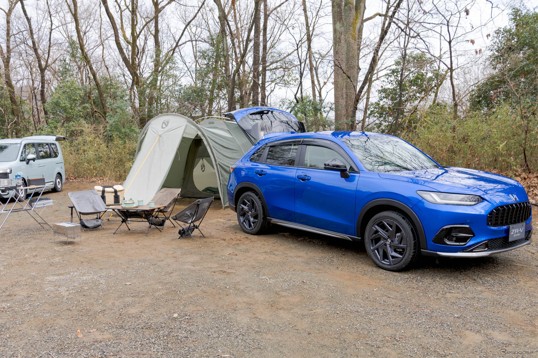 SUVでもキャンプ用品はしっかり積み込めるということを、多くの方に知ってもらいたい。