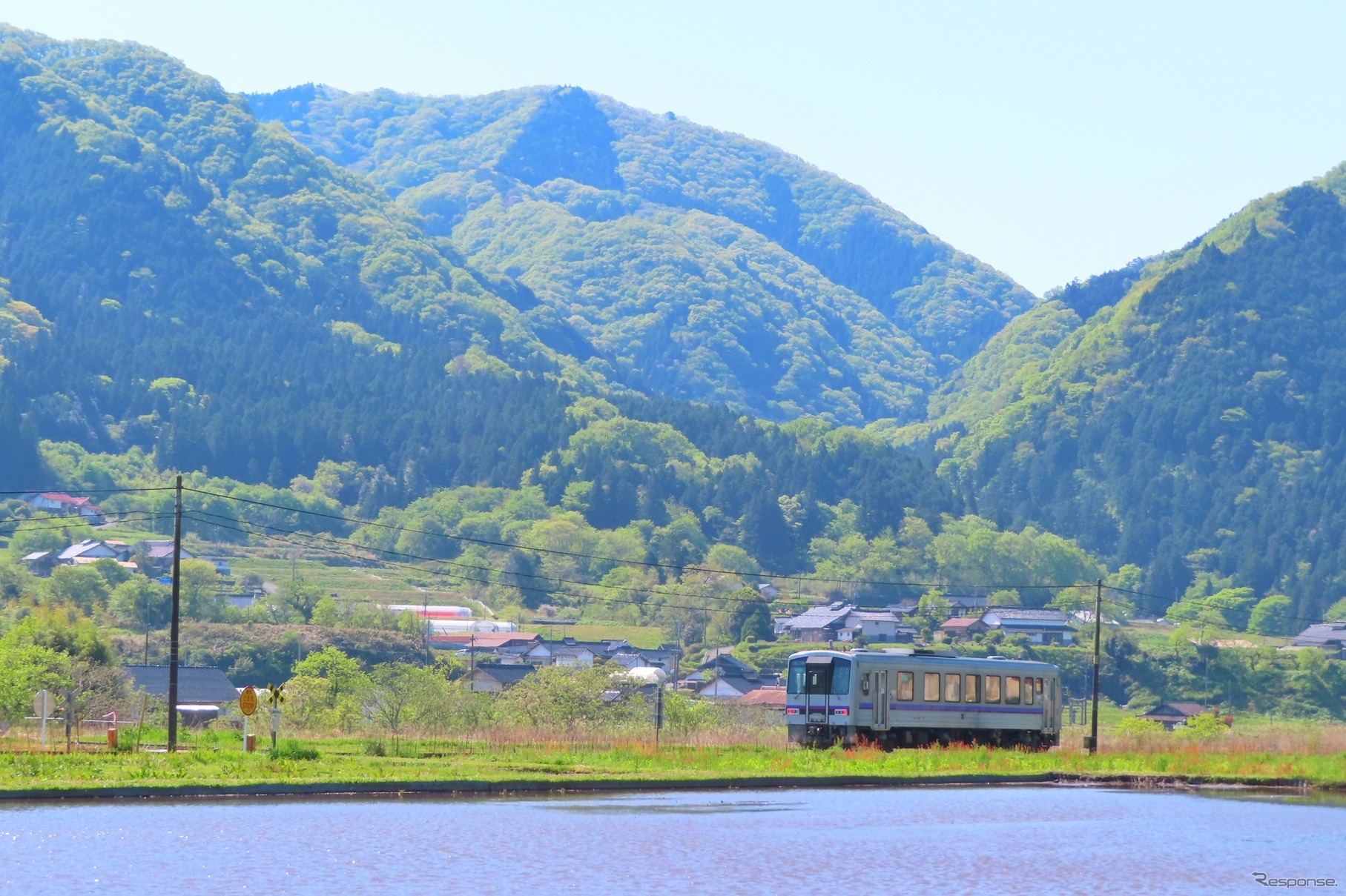 落石に伴なう脱線が発生した芸備線。当該列車に乗客はなく、乗務員に怪我はなかったという。