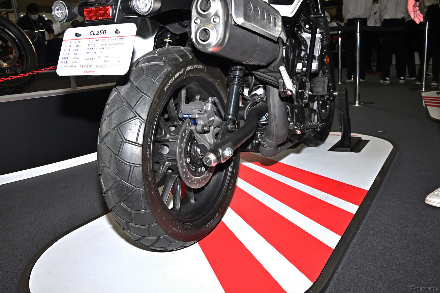 ホンダ CL250 純正オプション装着車（東京モーターサイクルショー2023）