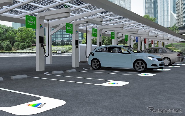 WeCharge急速充電ステーションのイメージ