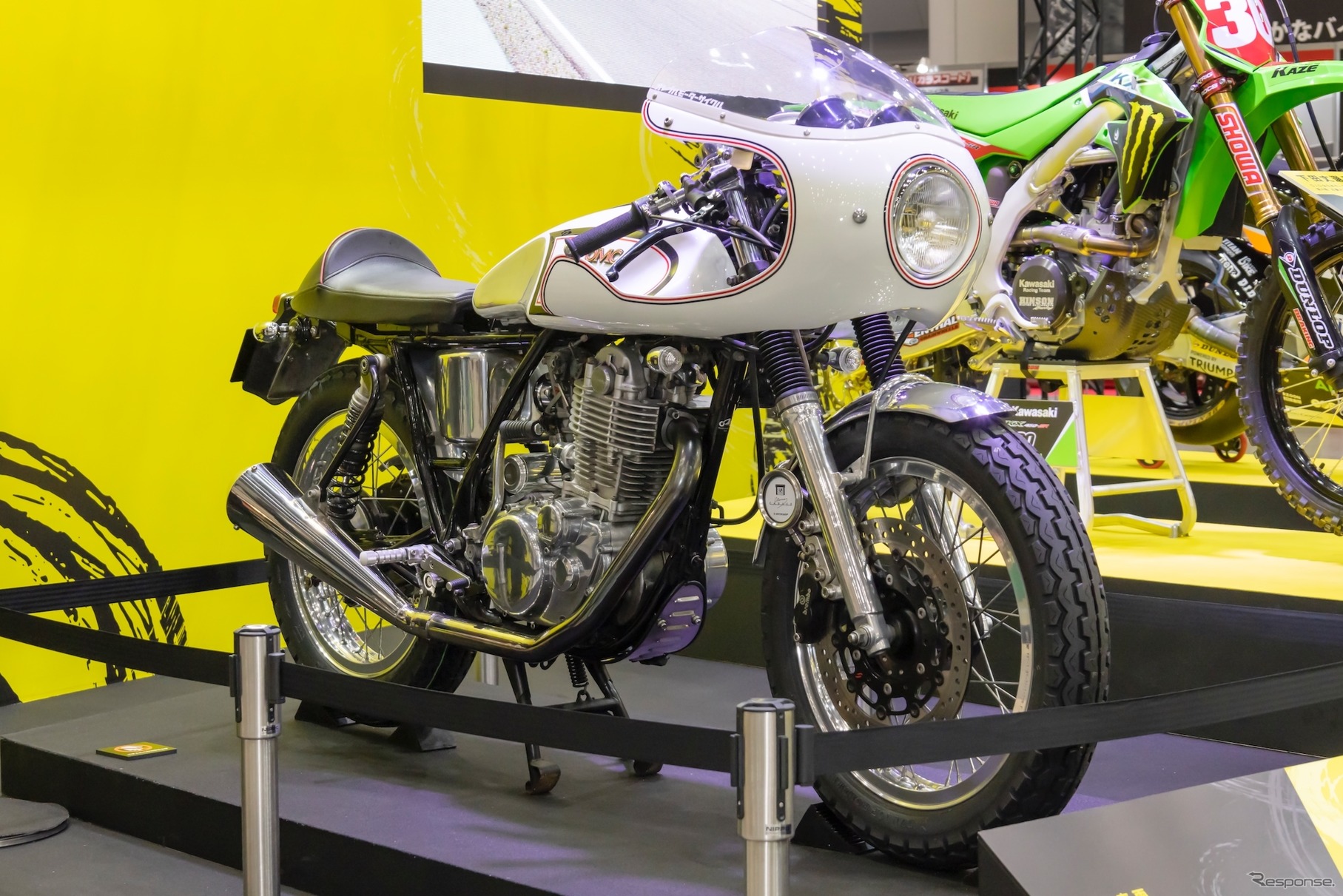 SR400 + TT100GP / 東京モーターサイクルショー2023