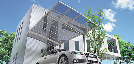 新日軽、普及タイプのカーポートをフルモデルチェンジ