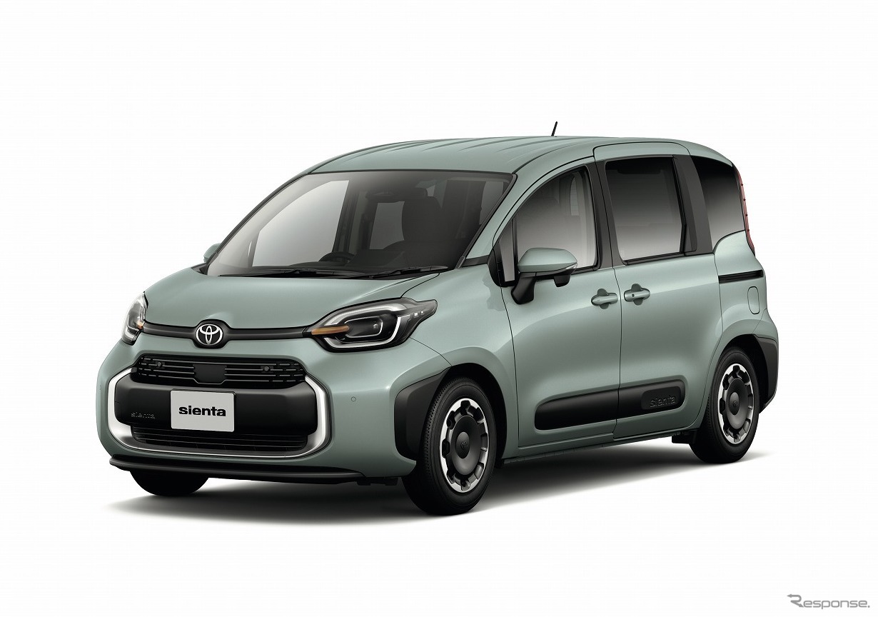 新型車部門1位：トヨタ・シエンタ