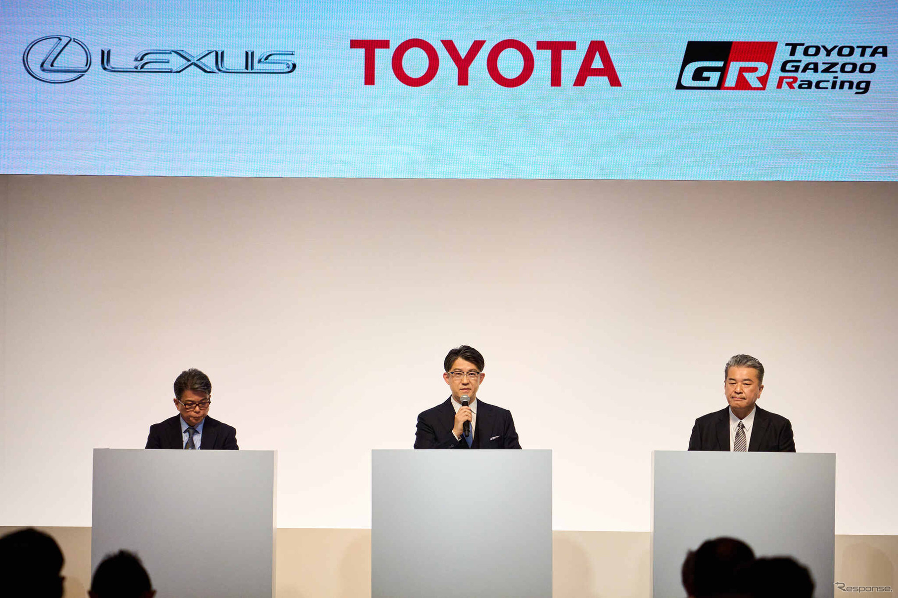 トヨタ自動車の記者会見（4月7日）