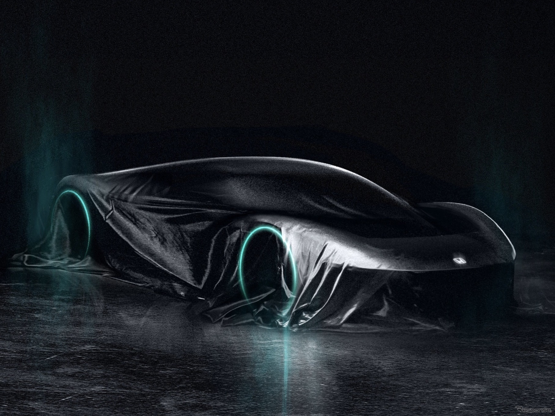 ホンダが2022年4月に公開したスポーツEV（フラッグシップ）のシルエット