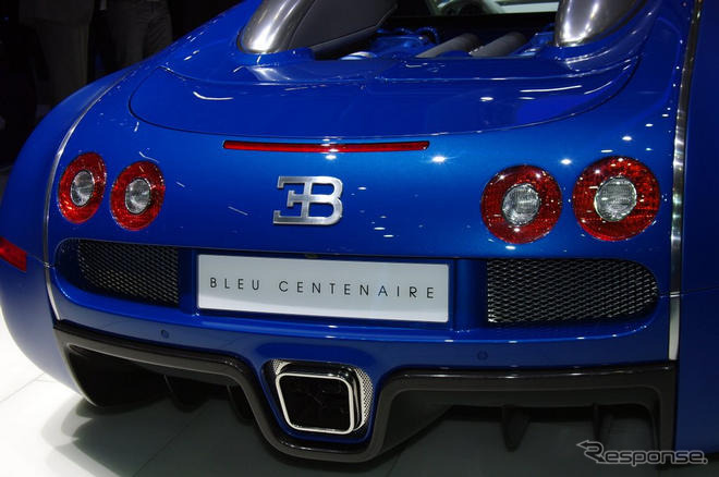 【ジュネーブモーターショー09ライブラリー】ブガッティ ヴェイロン Bleu Centenaire