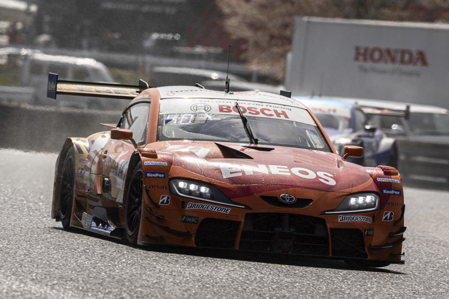 GT500クラス4位の#14 ENEOS X PRIME GR Supra（大嶋和也／山下健太）