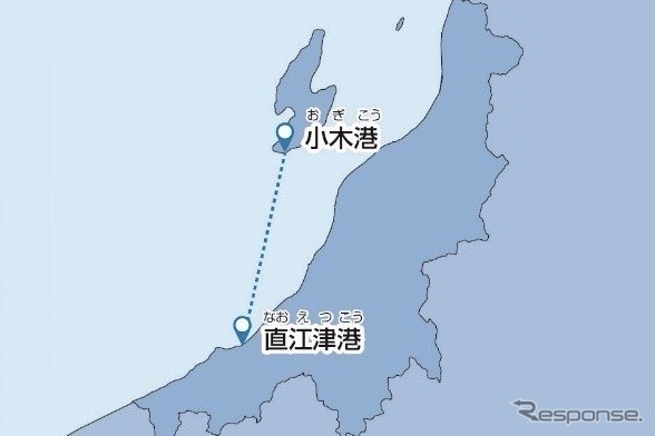 佐渡汽船こがね丸航路