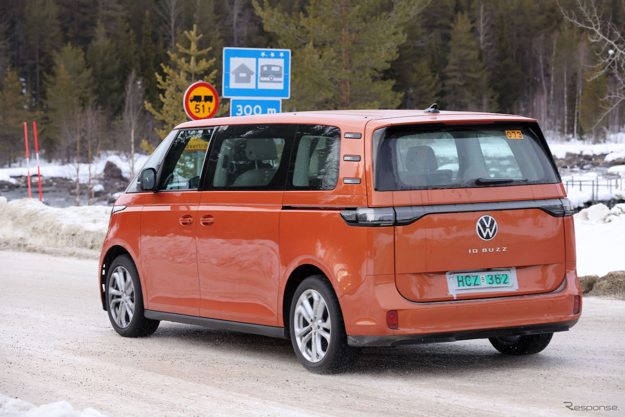 VW ID. Buzz ロングバージョン 市販型プロトタイプ（スクープ写真）