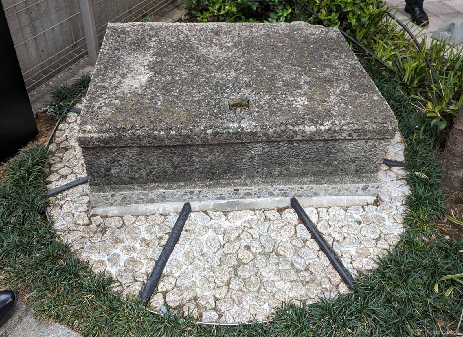「多摩川スピードウエー」の観客席の一部