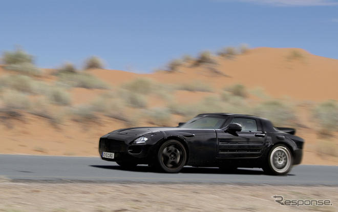 メルセデスベンツ SLS AMG…ガルウイングの新型スーパーカー