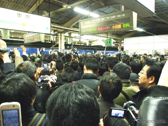 東京発ブルートレイン「はやぶさ・富士」最終日