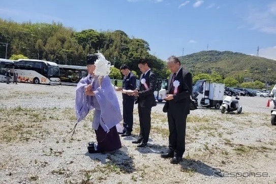 EVモーターズ・ジャパン「ゼロエミッション e-PARK」起工式