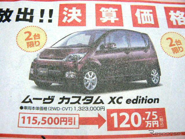 【決算 値引き情報】このプライスで軽自動車を購入できる!!