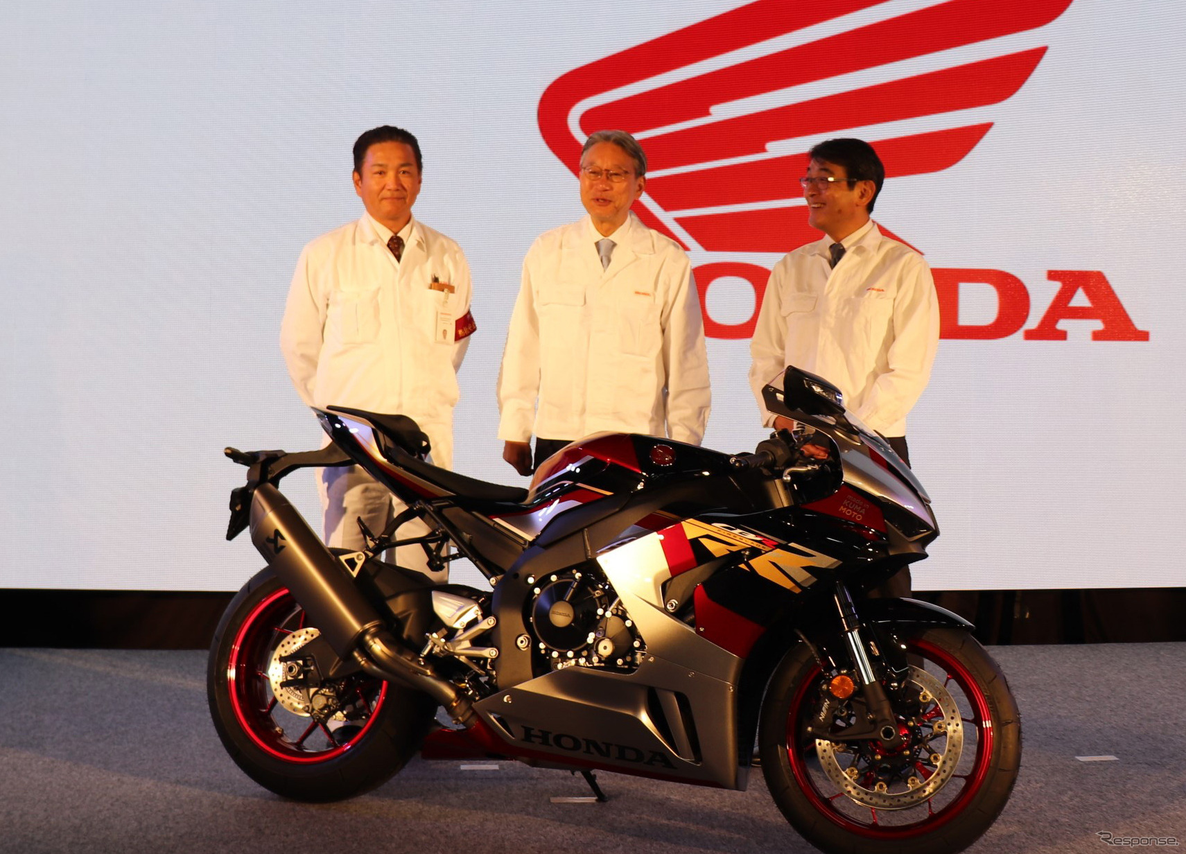 二輪車生産累計2000万台式典の様子