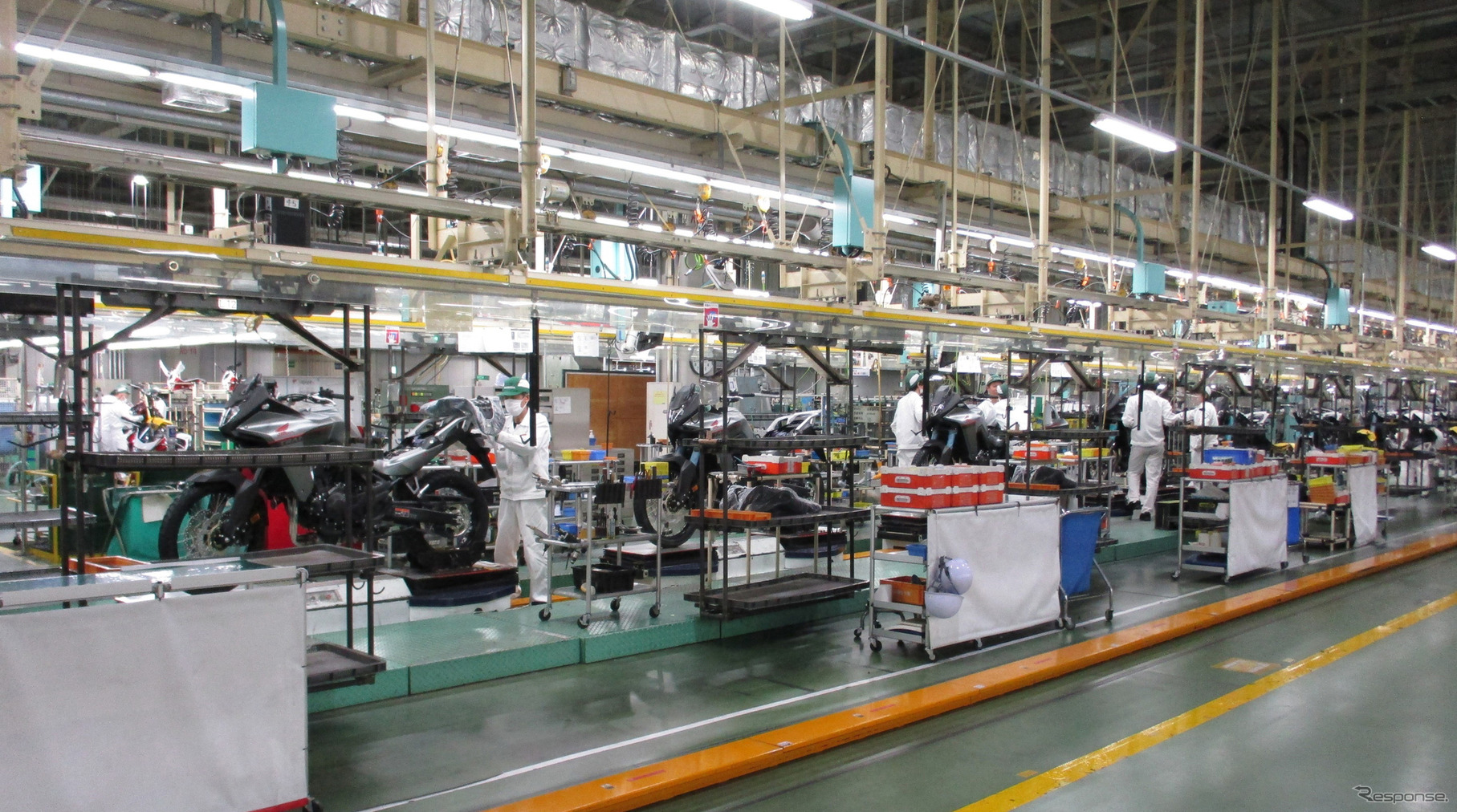 熊本製作所 二輪車生産ライン