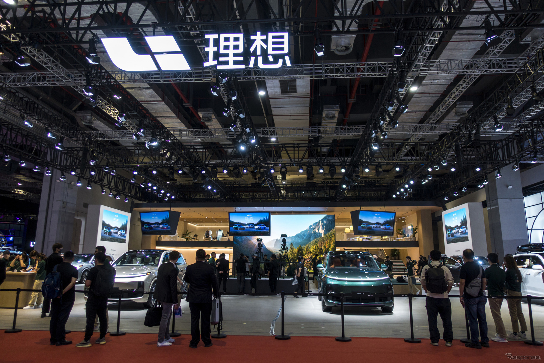 理想汽車ブース（上海モーターショー2023）
