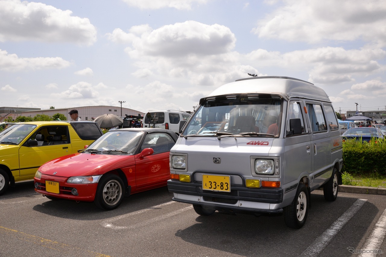 小さくて可愛いサブロク軽が大集合…昭和平成 旧軽自動車大展示会