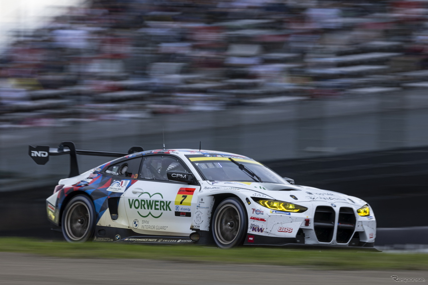 GT300クラス優勝の#7 Studie BMW M4（荒聖治／柳田真孝）