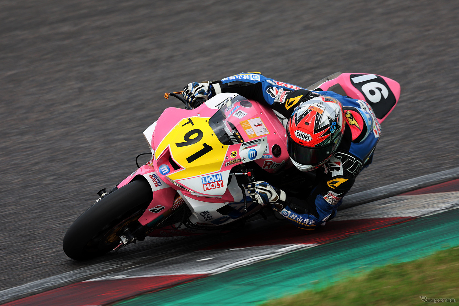 特別スポーツ走行トップタイムで、4メーカー合同テスト6番手相当のタイムを記録したMURAYAMA HONDA（秋吉耕佑／出口修／今野由寛）