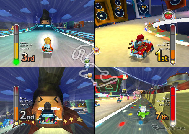Wii＆DS『ボクとシムのまち レーシング』…レースに勝って町を発展させよう