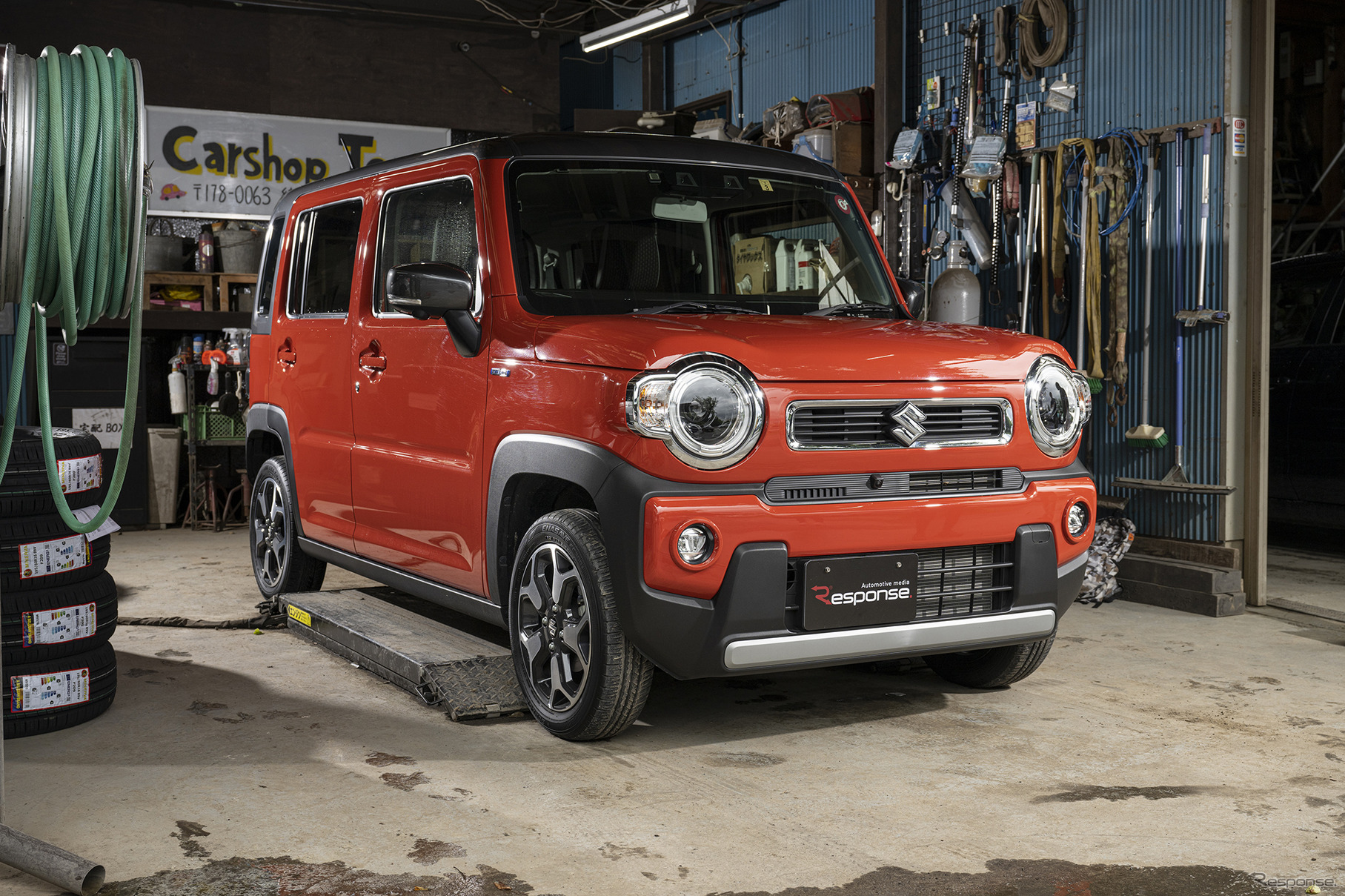 今回のテスト車両として用意したスズキ ハスラー
