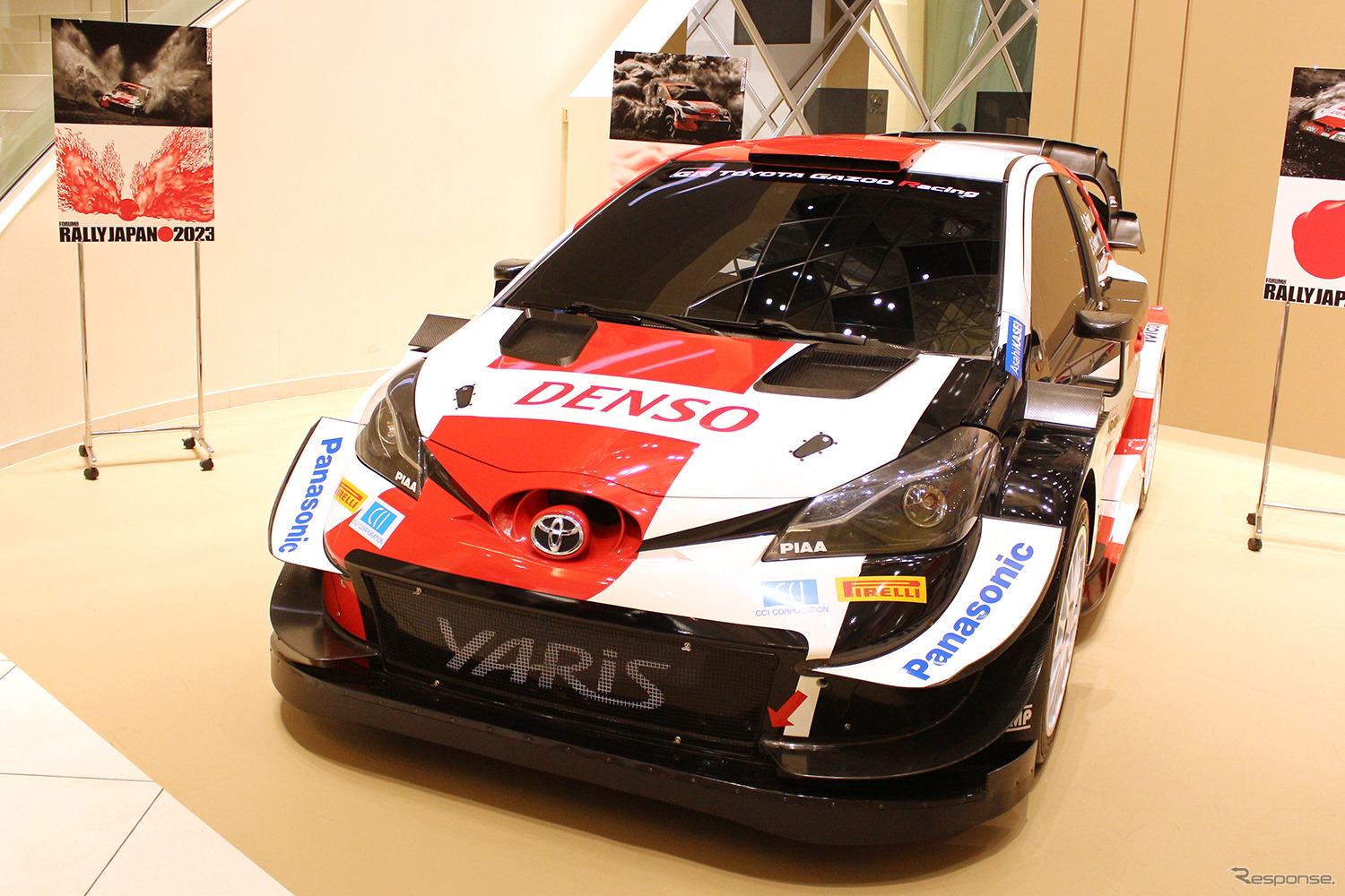 WRCマシン、GRヤリスのレプリカ