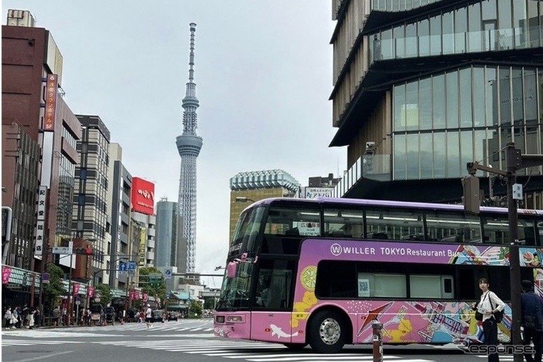 東京レストランバスと東京スカイツリー