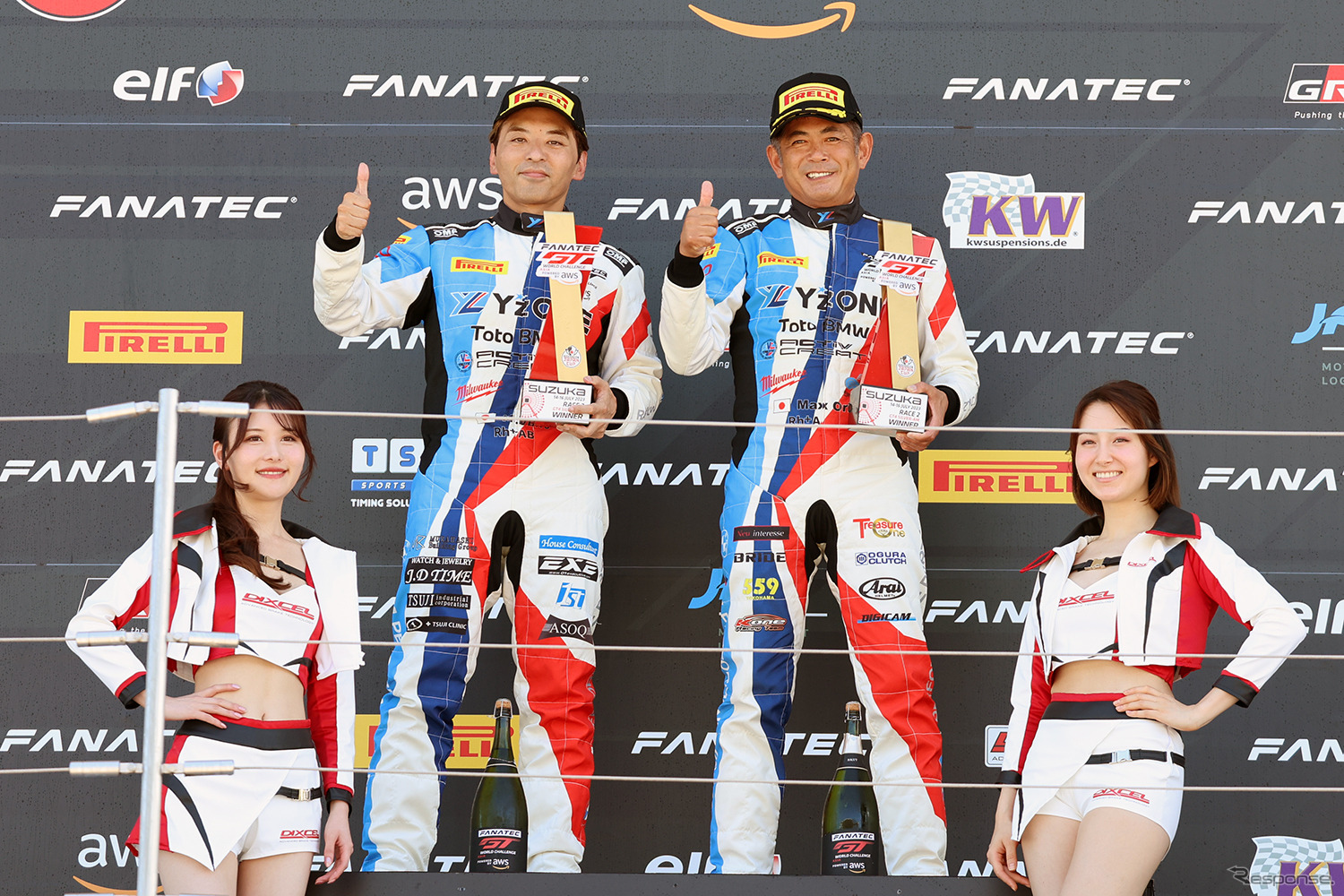 GT4クラス表彰式