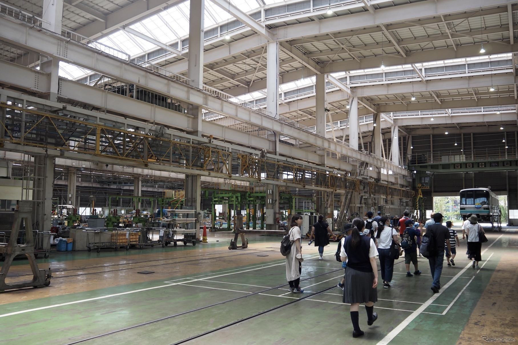 東京メトロ綾瀬工場岩倉高校探訪ツアー