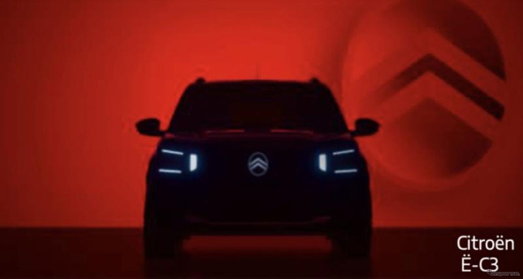 シトロエンの新型EV『E-C3』のティザー写真