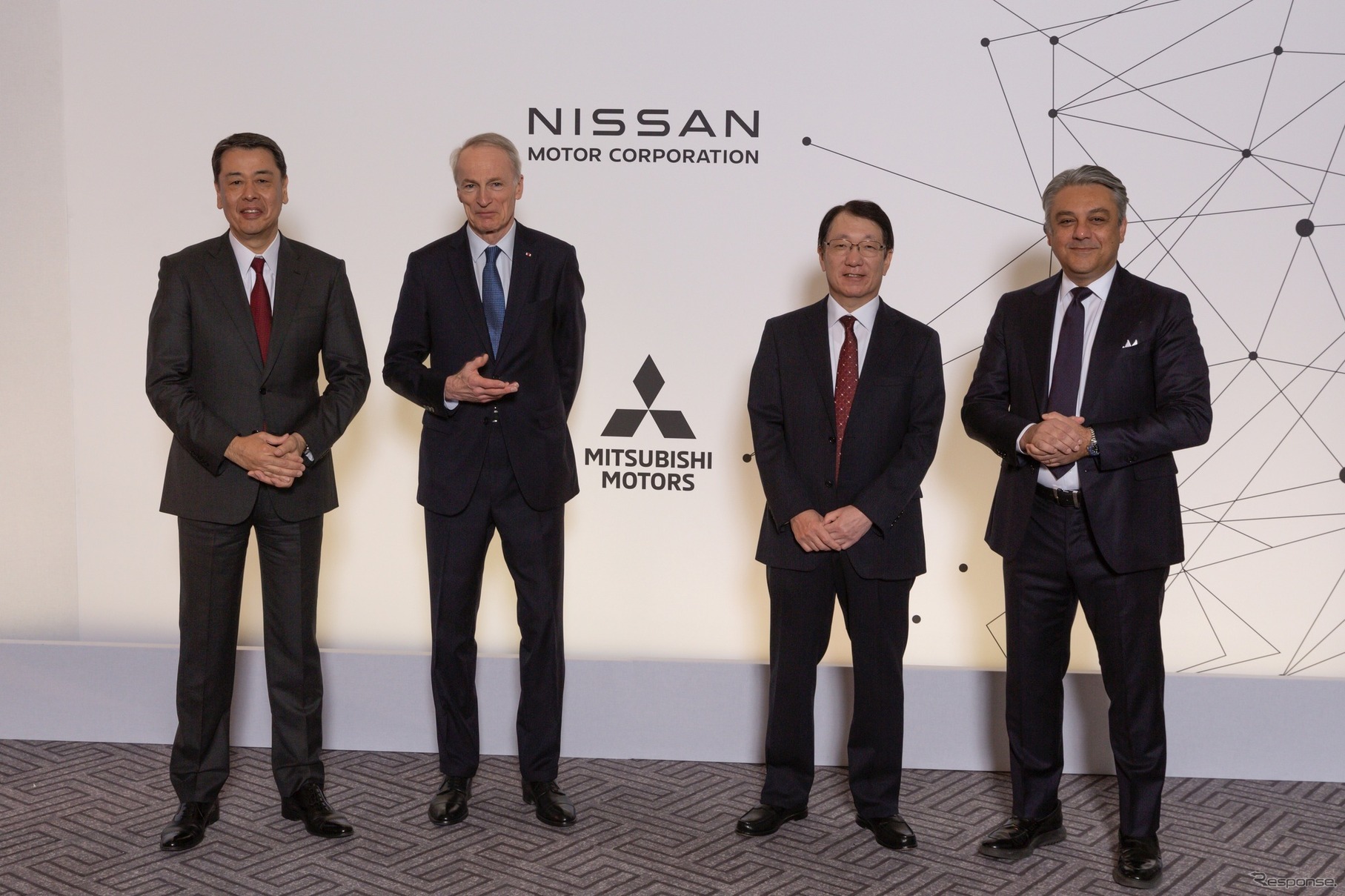 ルノー・日産・三菱自動車、提携の新たな取り組みを発表（2023年2月）