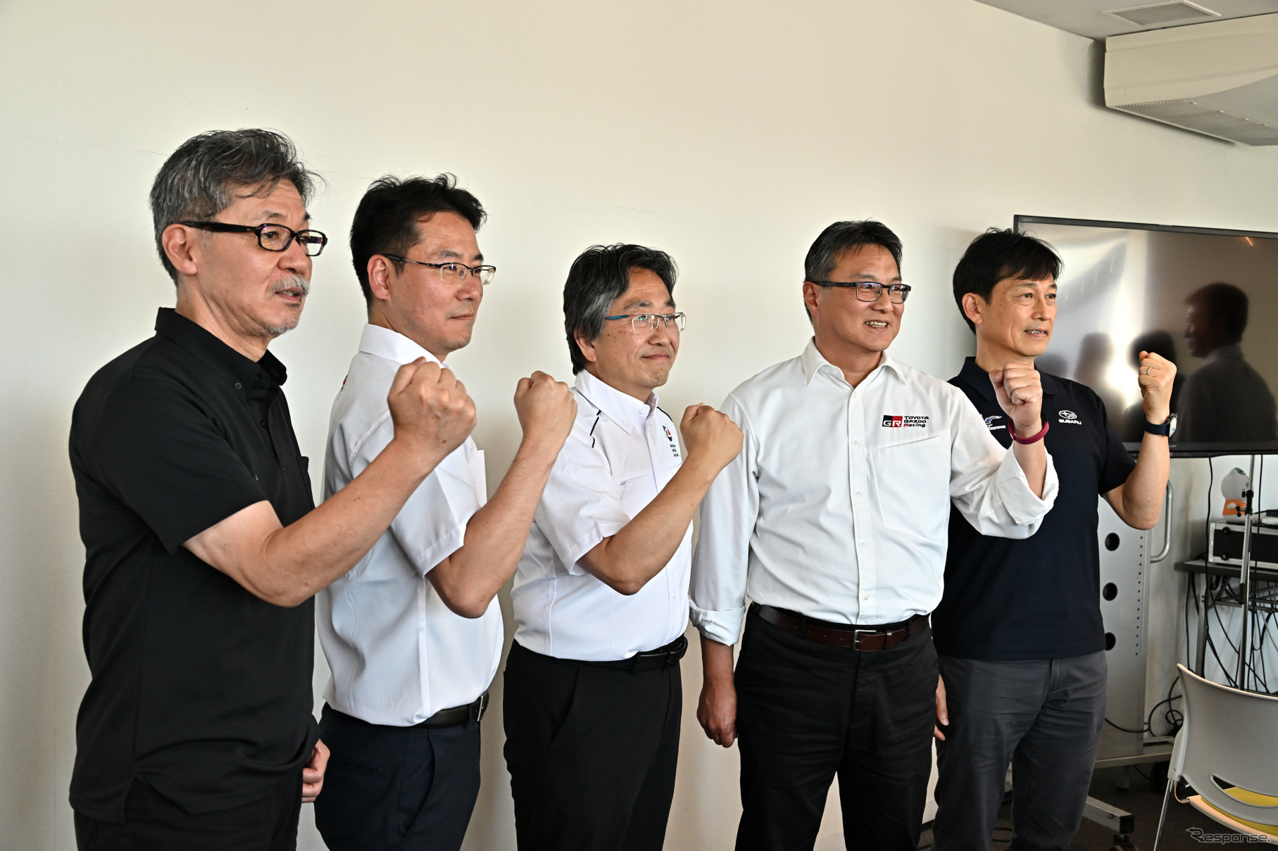参戦発表会見
