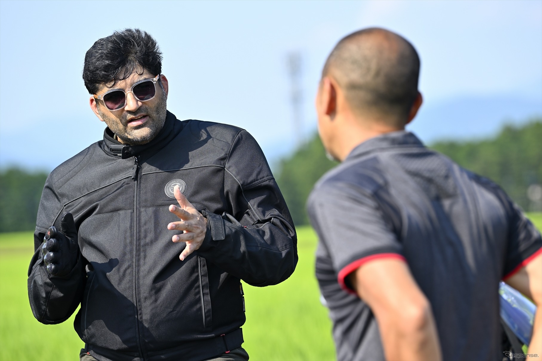 今回はインドとイギリスから多くの開発メンバーが来日。アジアを統括するアヌージ・ドゥアさんとは富士周辺をツーリング。速くて上手い！