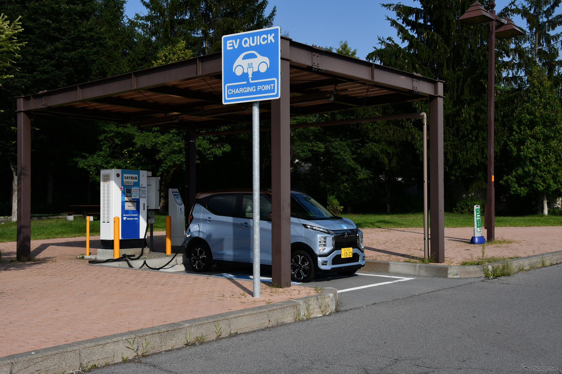 東部湯の丸SAは充電器が1つのみだった