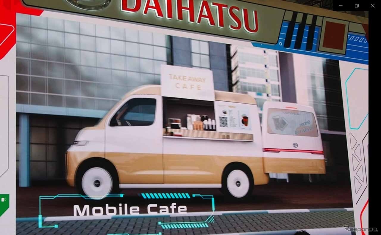 活用例その2「移動カフェ」（インドネシア国際モーターショー2023）
