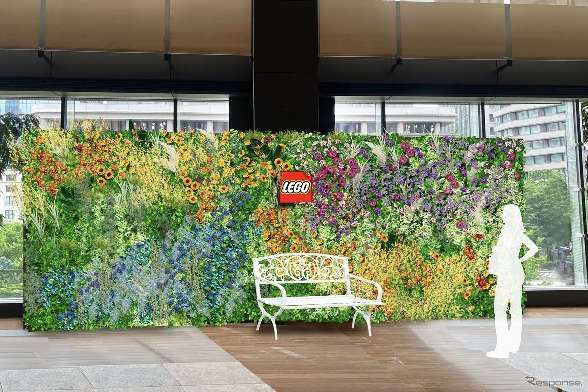 ボタニカルフラワーウォール　LEGO, the LEGO logo and the Minifigure are trademarks of the LEGO Group. (c) 2023 The LEGO Group.