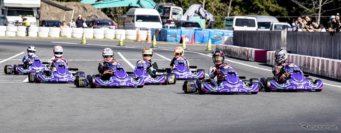 参考：全日本カート選手権EV部門にトムスが提供しているEVカート