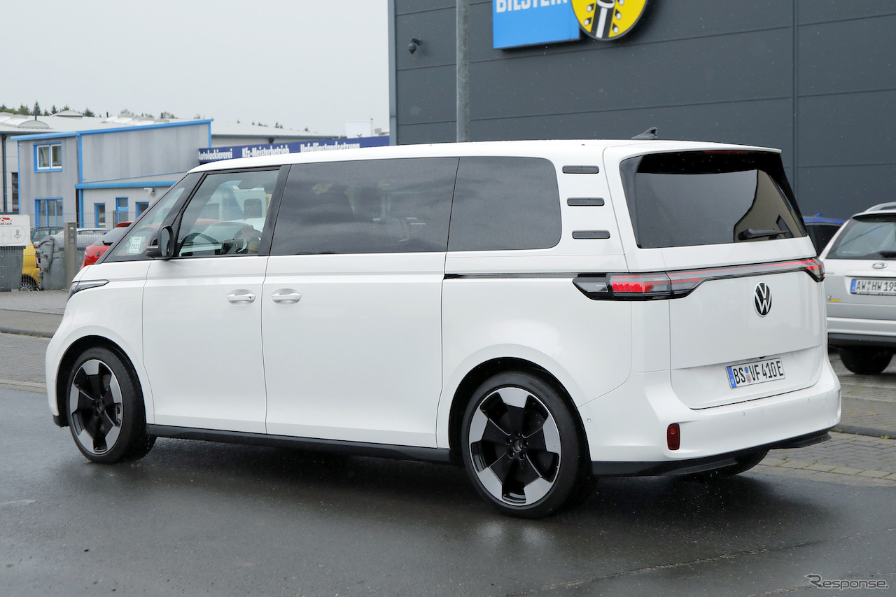 VW ID.Buzz GTX 市販型プロトタイプ（スクープ写真）