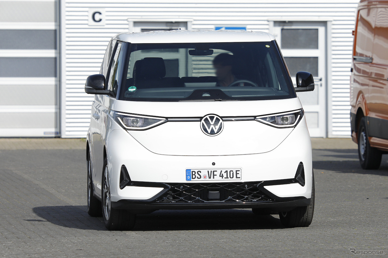 VW ID.Buzz GTX 市販型プロトタイプ（スクープ写真）
