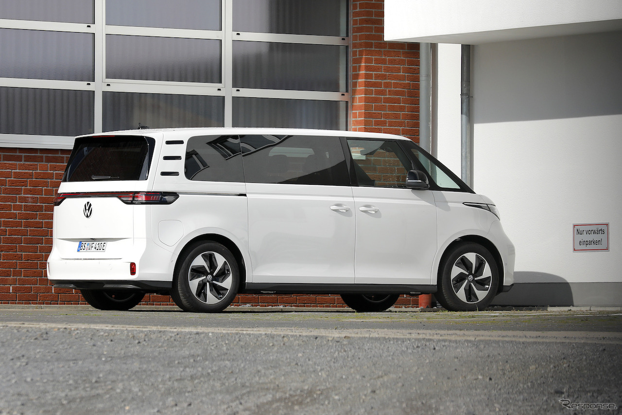 VW ID.Buzz GTX 市販型プロトタイプ（スクープ写真）
