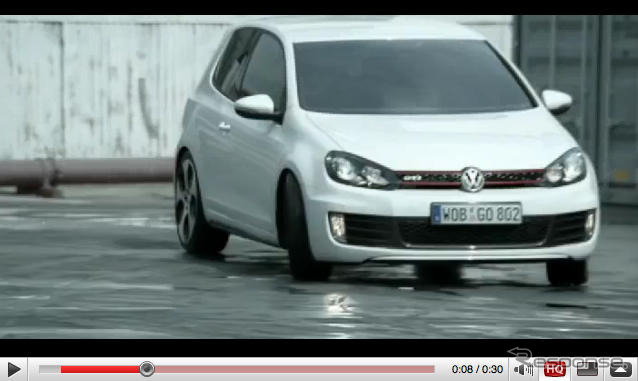 VW ゴルフ GTI 新型…クールなCM