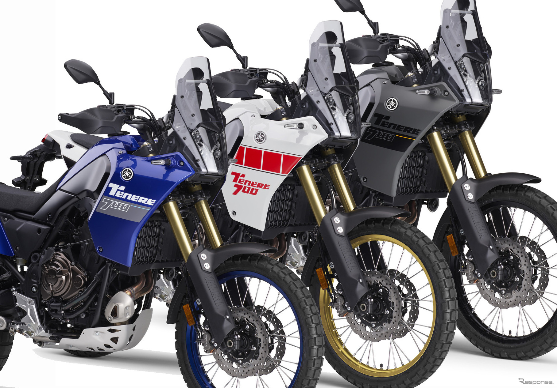 ヤマハ テネレ700 ABSの2024年モデルで設定された3つの新色
