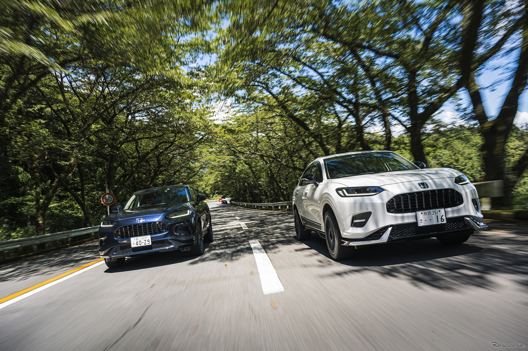 無限のZR-V（白）は“ロー＆ワイド”かつスポーティーさが際立つスタイリング