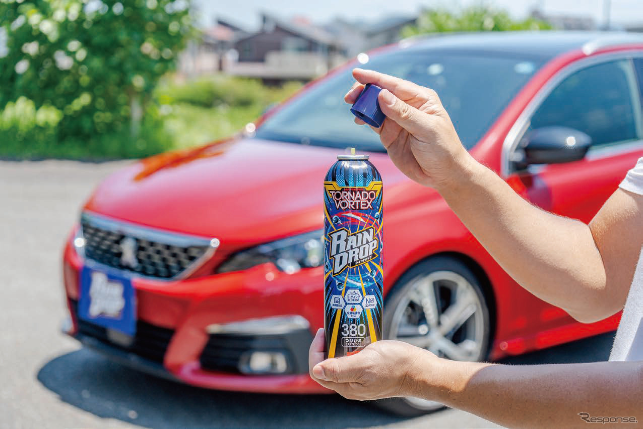 TVヘッドを取り外し、レインドロップ トルネードヴォルテックス カートリッジ380mLへ装着してリユースが可能