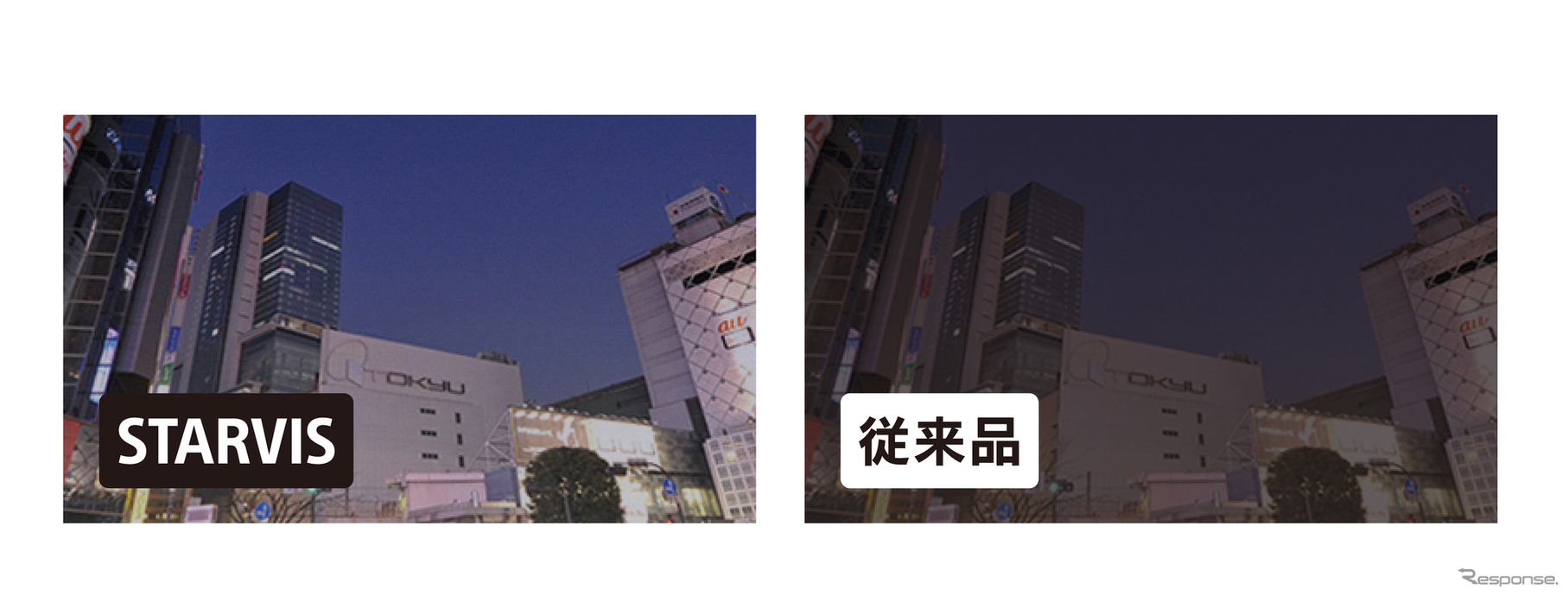 夜の映像がキレイ