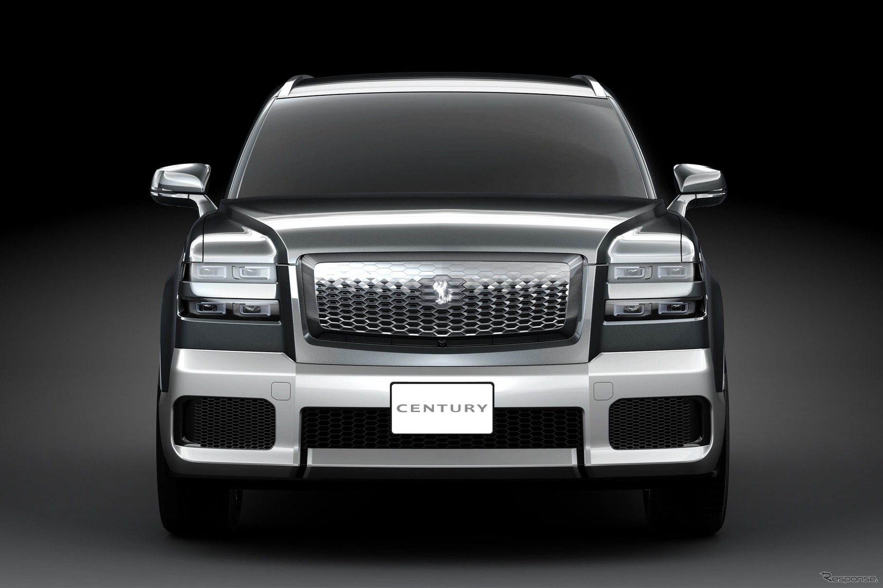 トヨタ・センチュリー新タイプ：黎明プロミネントグレー×シルバー）