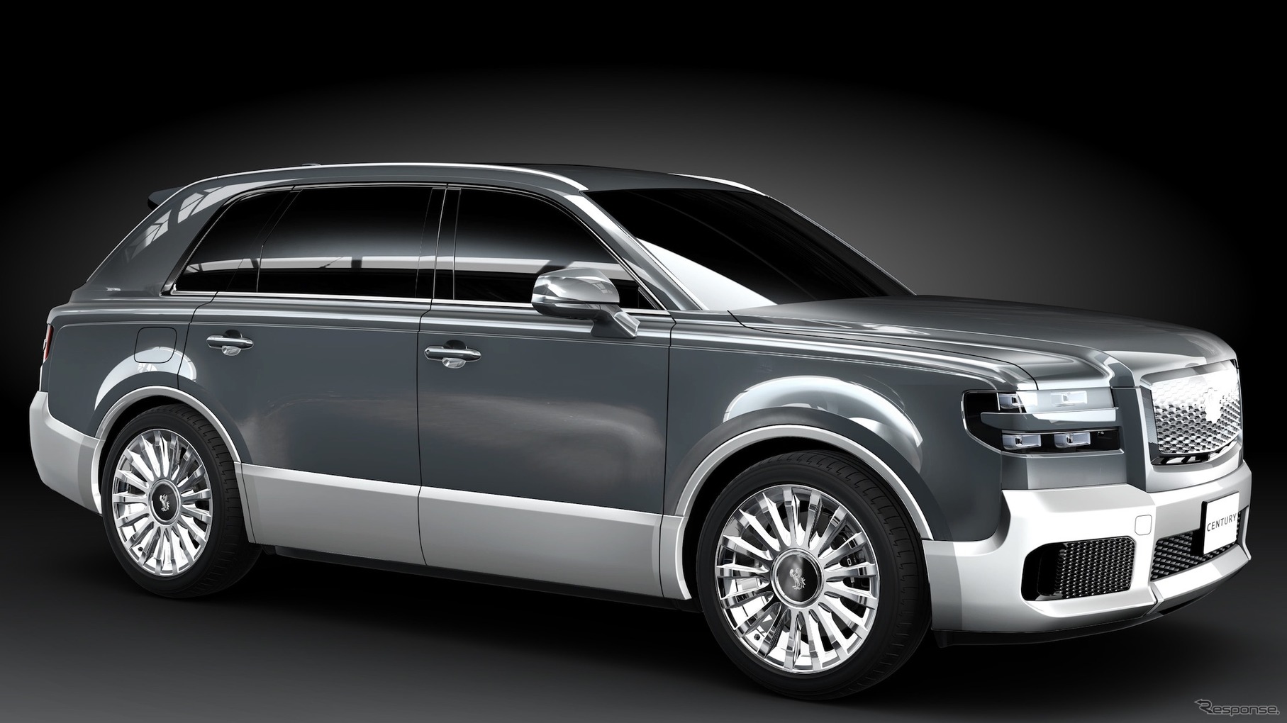 トヨタ・センチュリー新タイプ：黎明（れいめい）プロミネントグレー×シルバー）