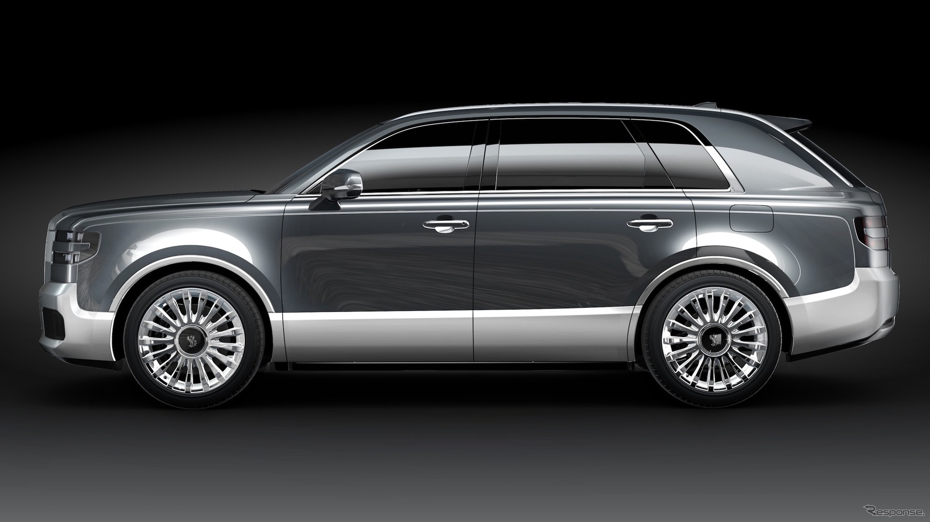 トヨタ・センチュリー新タイプ：黎明プロミネントグレー×シルバー）